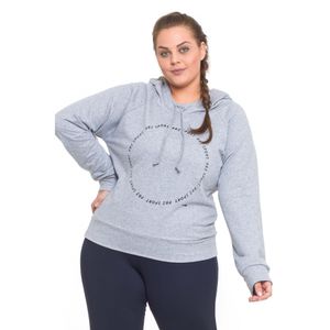 plus size workout moletom com capuz